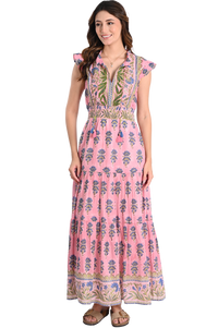 Embroidered Kate Maxi