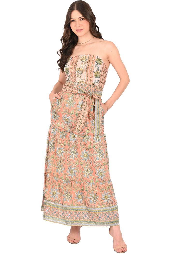 Embroidered Arya Maxi Dress