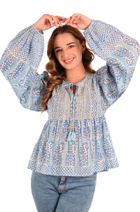 Embroidered Melia Top