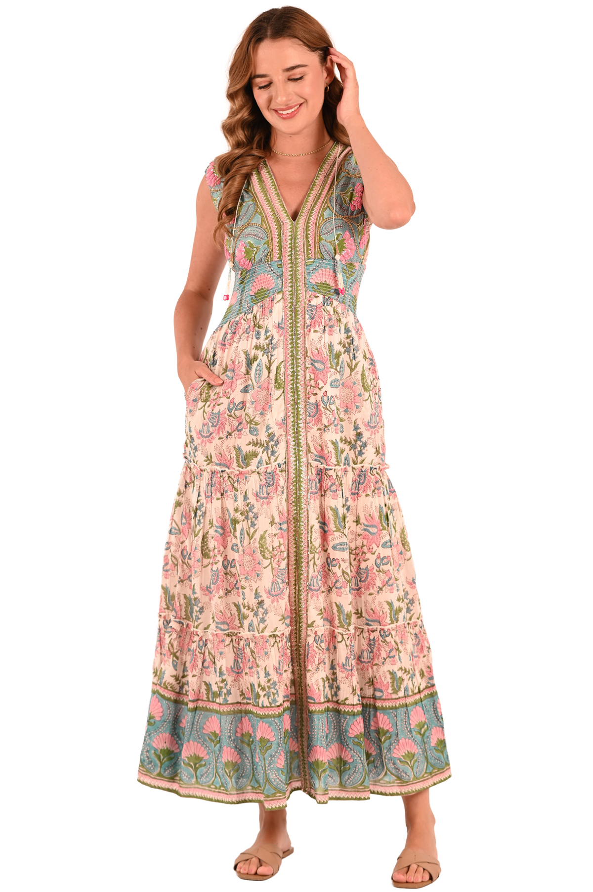 Embroidered Lyla Maxi