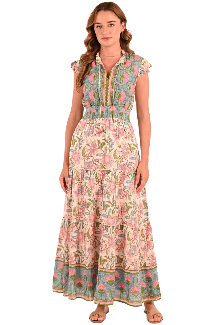 Embroidered Kate Maxi