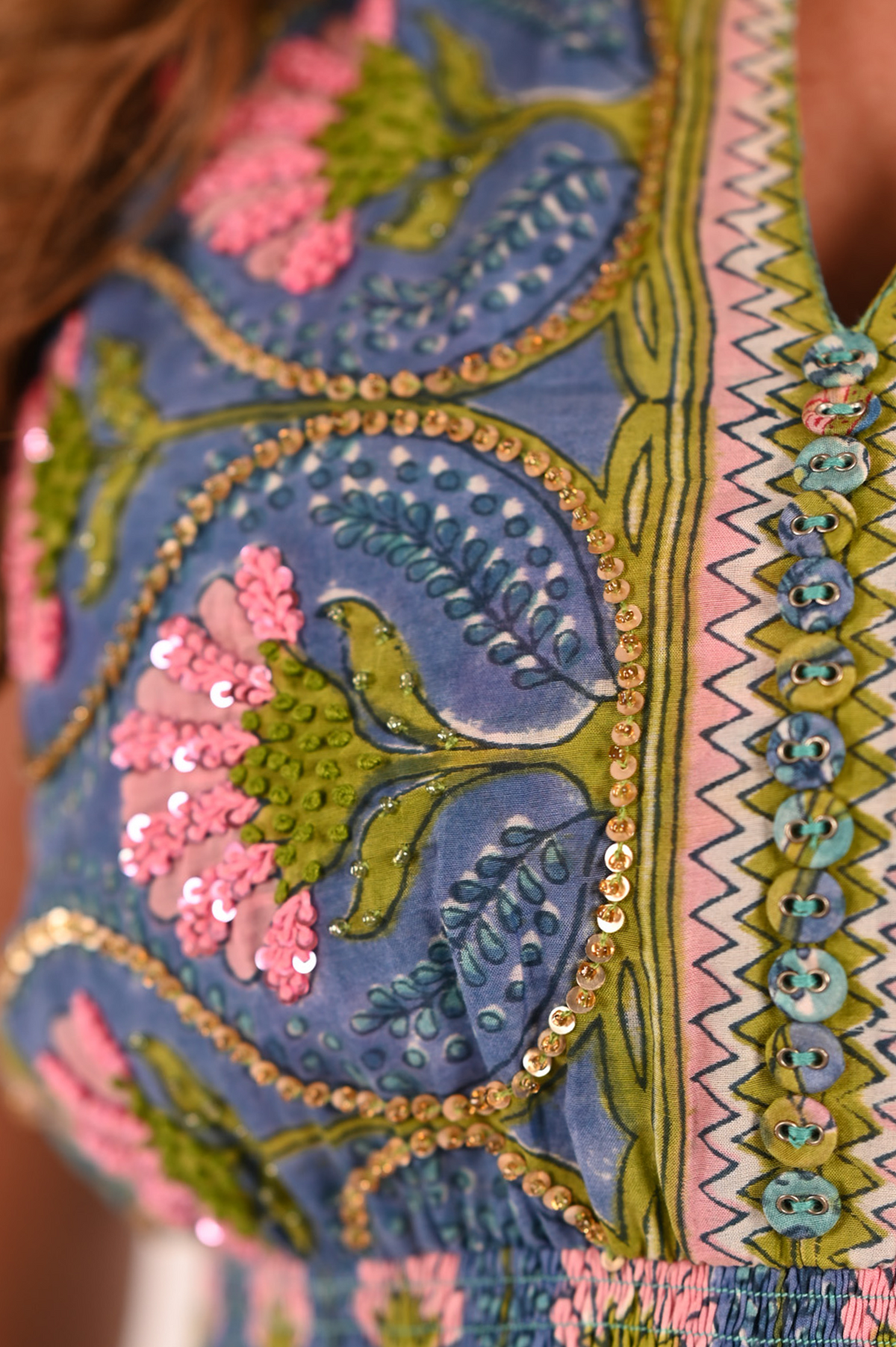 Embroidered Kat Mini