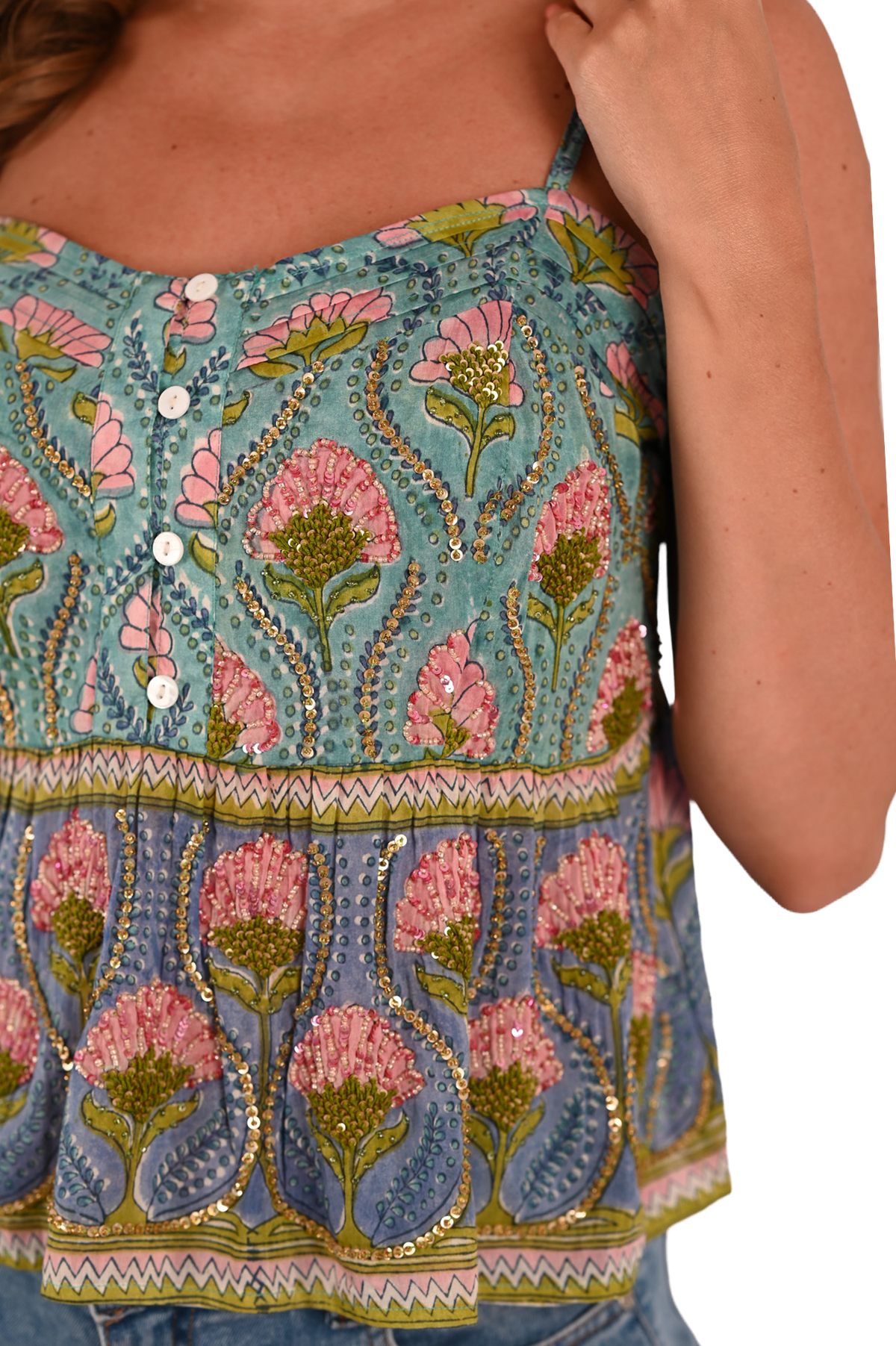 Embroidered Paige Top