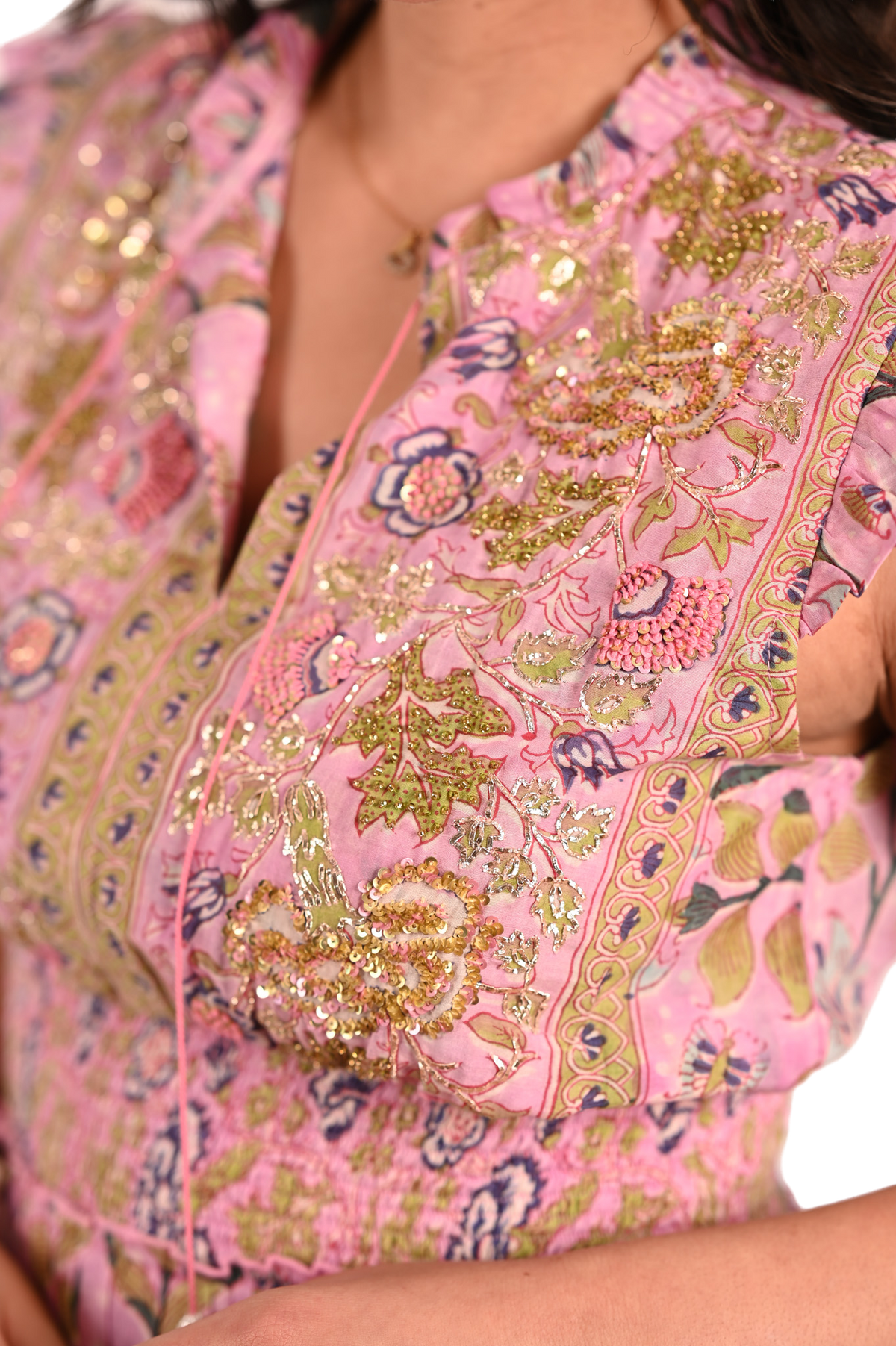 Embroidered Kat Mini