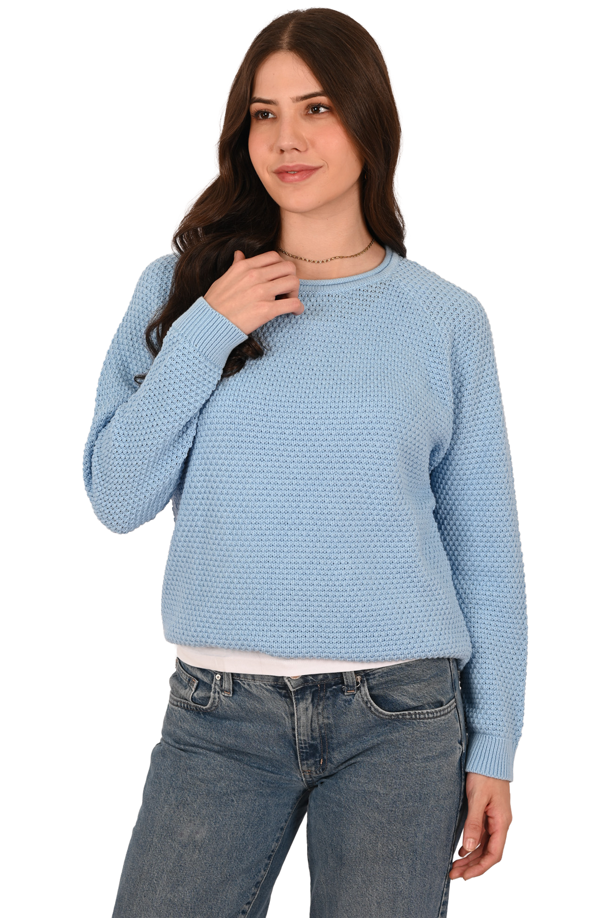 Popcorn Knit Sweater